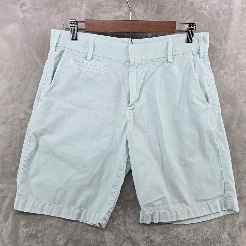 Save Khaki United Mens 31 Shorts Mint Green Cotton Chino Made in USA SKU